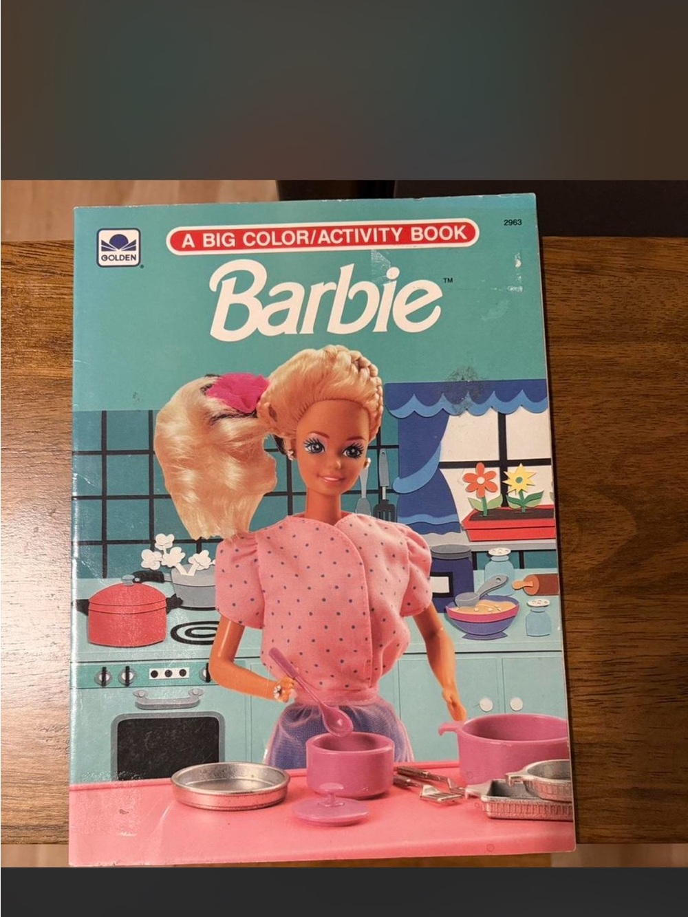 Barbie Teal & Pink Color Activity Book by Barbie